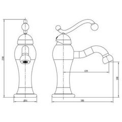 Смеситель Gro Welle Muskat Silver MSS711