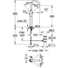 Смеситель Grohe Atrio 32647001