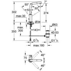 Смеситель Grohe Atrio New 32129001