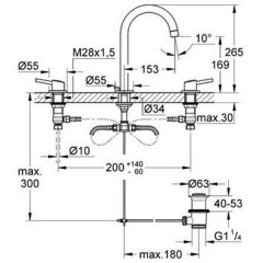 Смеситель Grohe Concetto 20216001