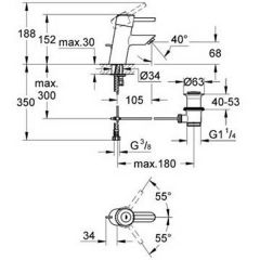 Смеситель Grohe Concetto 32204001