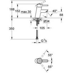 Смеситель Grohe Concetto 32240001