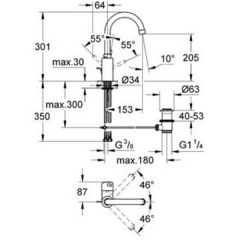 Смеситель Grohe Concetto 32629001