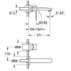 Смеситель Grohe Eurostyle Cosmopolitan 19571002