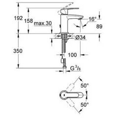 Смеситель Grohe Eurostyle Cosmopolitan 23041002