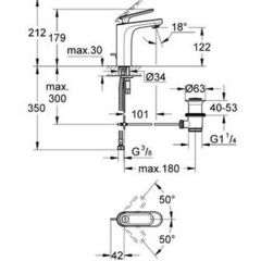 Смеситель Grohe Veris 23064000