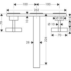 Смеситель Hansgrohe Axor Citterio 39144000