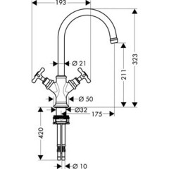 Смеситель Hansgrohe Axor Montreux 16502000