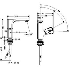 Смеситель Hansgrohe Axor Urquiola 11020000