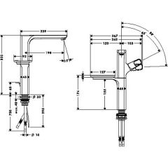 Смеситель Hansgrohe Axor Urquiola 11023000