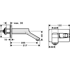 Смеситель Hansgrohe Axor Urquiola 11026000