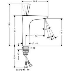 Смеситель Hansgrohe PuraVida 200 15081000