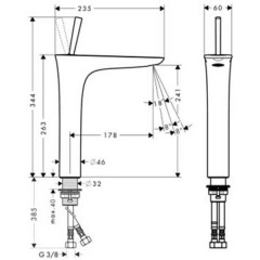 Смеситель Hansgrohe PuraVida 15066400