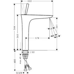 Смеситель Hansgrohe PuraVida 15072400