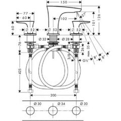 Смеситель Hansgrohe PuraVida 15073400