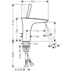 Смеситель Hansgrohe PuraVida 15074000