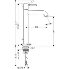 Смеситель Hansgrohe Talis Classic 14116000