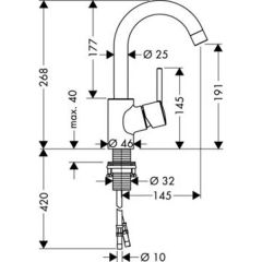 Смеситель Hansgrohe Talis S 32070000