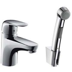 Смеситель Hansgrohe Metris E 31170000 с гигиеническим душем
