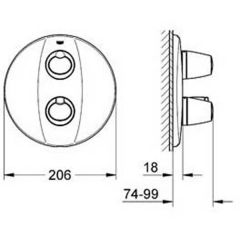 Смеситель Grohe Grohtherm 3000 New 19358000