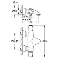 Смеситель Grohe Grohtherm 3000 New 34185000