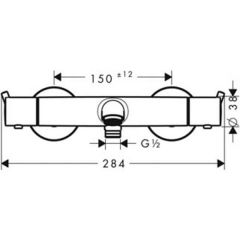 Смеситель Hansgrohe Ecostat S 13245000