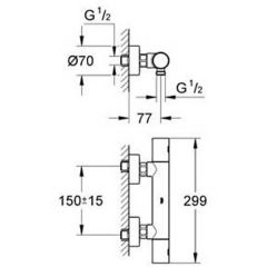 Смеситель Grohe Grohtherm 1000 Cosmopolitan 34065000