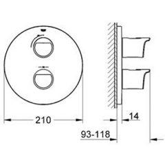 Смеситель Grohe Grohtherm 2000 New 19354001