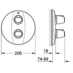 Смеситель Grohe Grohtherm 3000 New 19359000