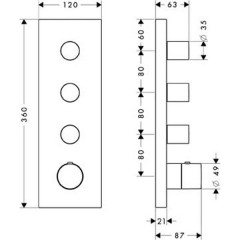 Смеситель Hansgrohe Axor ShowerCollection 10751000