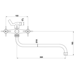 Смеситель Timo Flagman 0105YCR