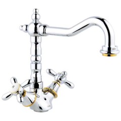 Смеситель Timo Ritz 0143FK chrome-gold