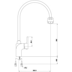 Смеситель Timo Polo 0166FN-FS Black