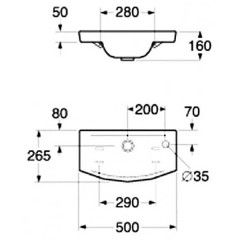 Раковина Gustavsberg Logic 5197 R