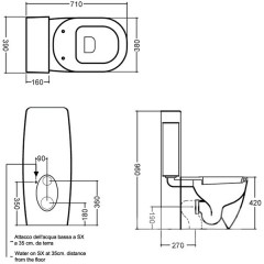 Унитаз Hidra Ceramica Dial DL10