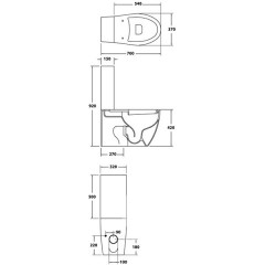 Унитаз Hidra Ceramica Loft