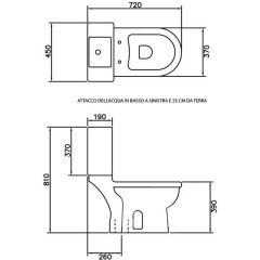 Унитаз Hidra Ceramica Pluvia