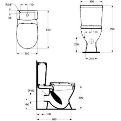 Унитаз Ideal Standard Eurovit V337101
