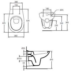 Унитаз Ideal Standard Oceane W707301 подвесной