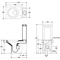 Унитаз Kerasan Cento 352201
