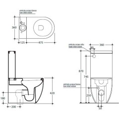 Унитаз Kerasan Flo 311701