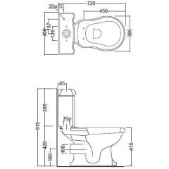 Унитаз Kerasan Retro 101301