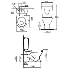Унитаз Ideal Standard Ecco W904201