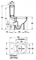 Унитаз Jacob Delafon Odeon Up E4702-00/18557К-00 + E4741-00 угловой