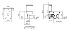Унитаз-компакт VitrA S20 9800B003