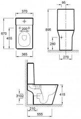 Унитаз Jacob Delafon Reve 5039K