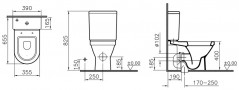 Унитаз-компакт VitrA S50 5427B003