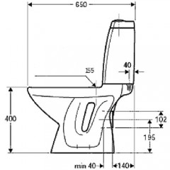 Унитаз Ifo Unique plus 6562 Duo