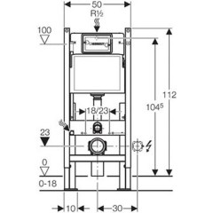 Инсталляция Geberit Duofix UP100 457.570.00.1