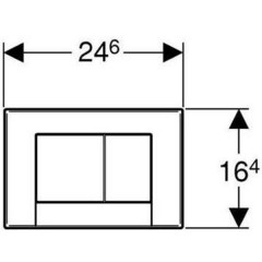 Кнопка Geberit Bolero 115.777.DW.1